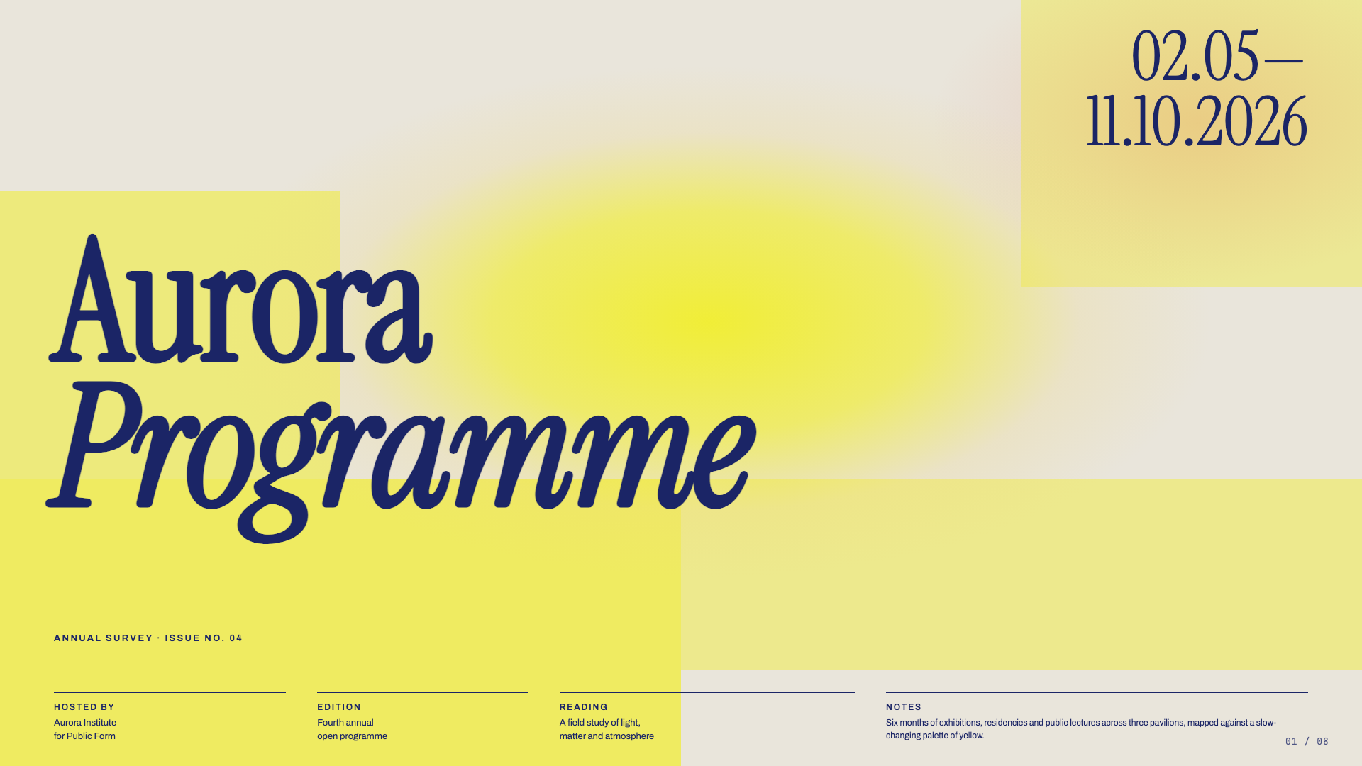 Biennale Yellow screenshot