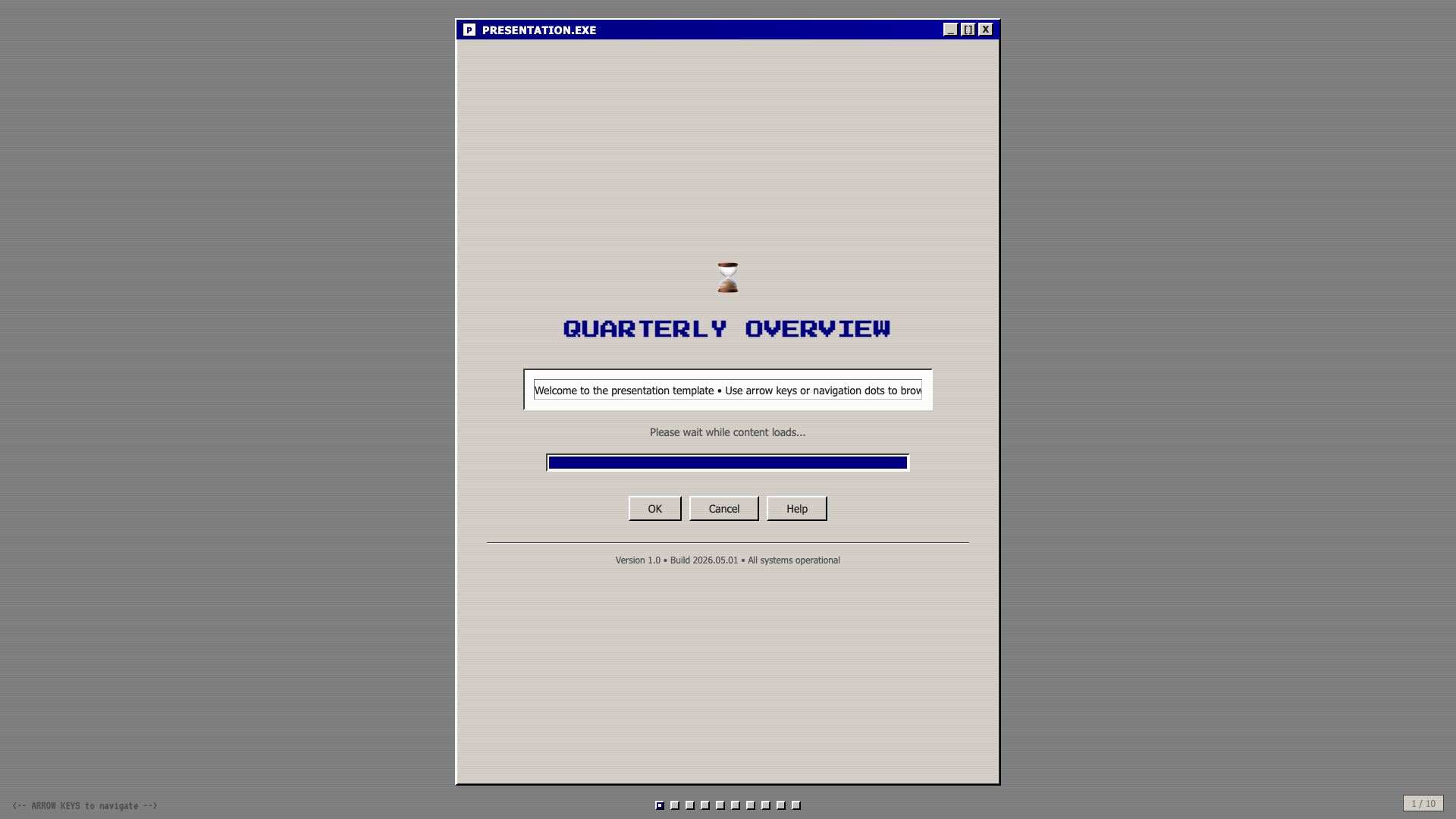 Retro Windows screenshot
